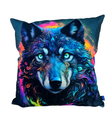 Poszewka dekoracyjna na jaśka – Wilk Artystyczny