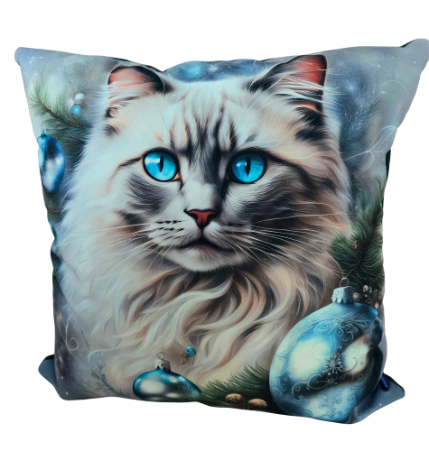 Poszewka dekoracyjna na jaśka – Kot ragdoll